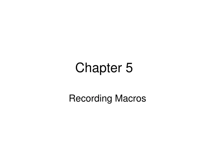 chapter 5