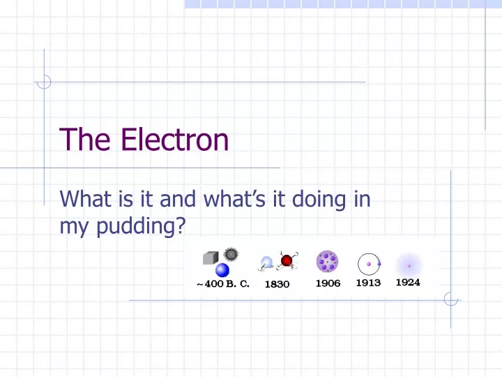 the electron