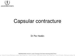 Capsular contracture