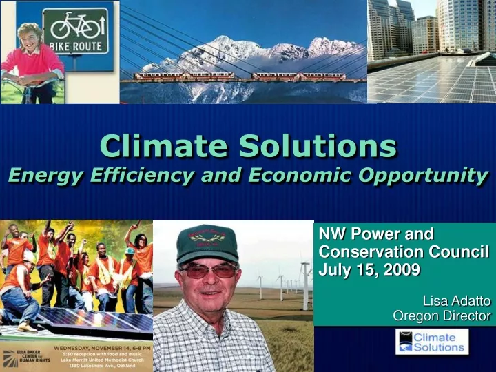 climate solutions energy efficiency and economic