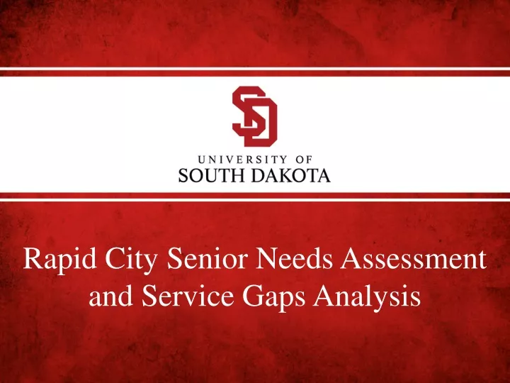 rapid city senior needs assessment and service