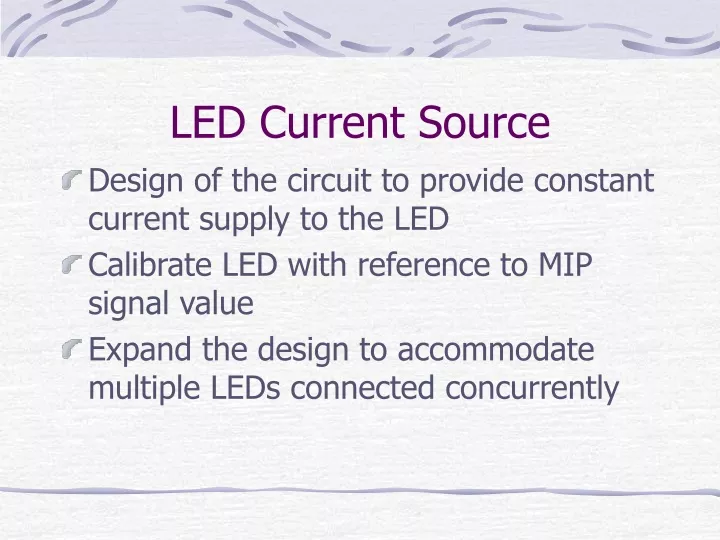 led current source