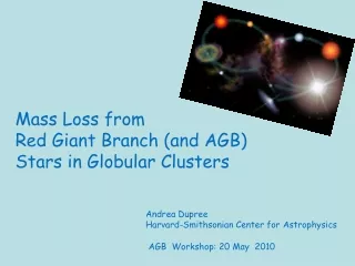 Mass Loss from  Red Giant Branch (and AGB) Stars in Globular Clusters