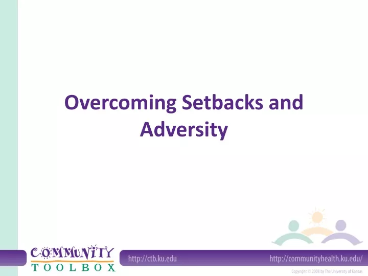 overcoming setbacks and adversity