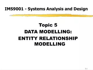 IMS9001 - Systems Analysis and Design