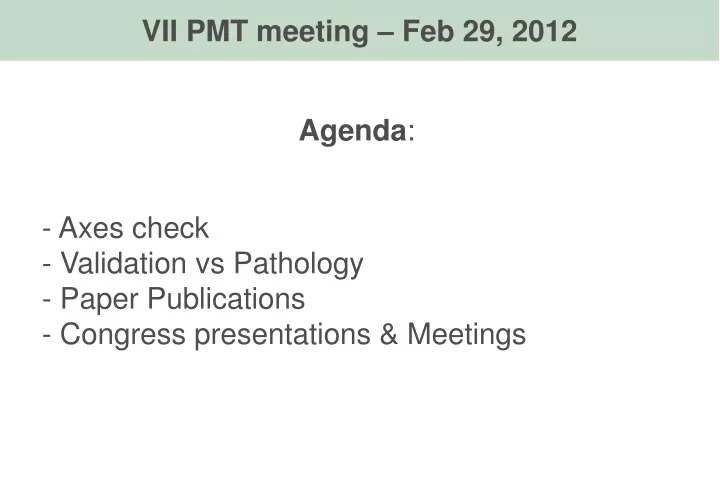 vii pmt meeting feb 29 2012