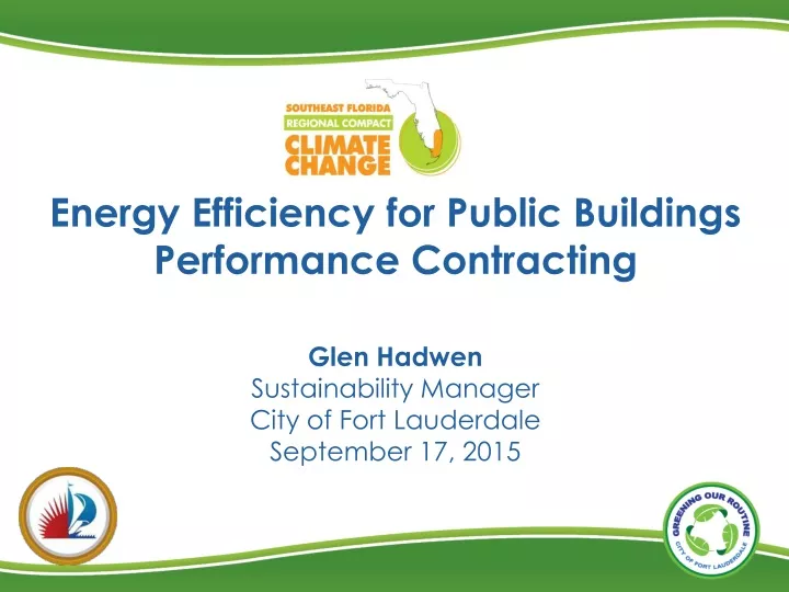 energy efficiency for public buildings