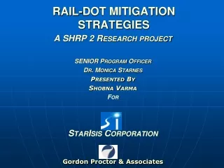 Rail-DOT Mitigation Strategies