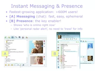 Instant Messaging &amp; Presence