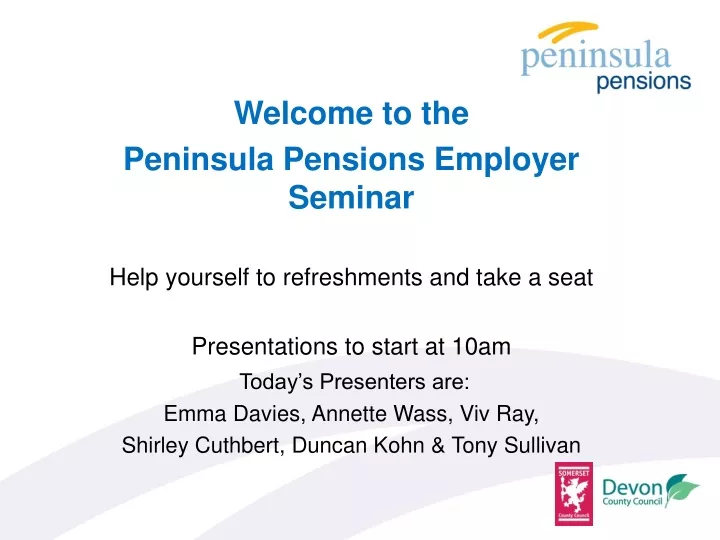 welcome to the peninsula pensions employer