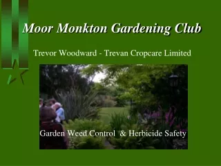 Moor Monkton Gardening Club