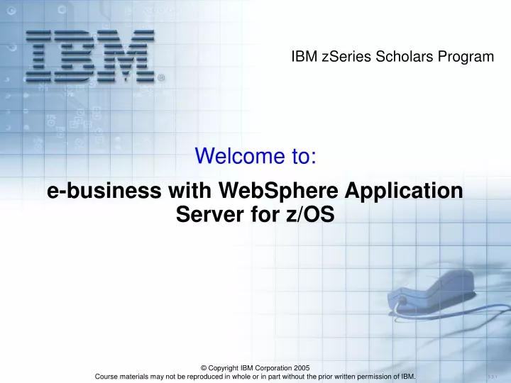 e business with websphere application server for z os
