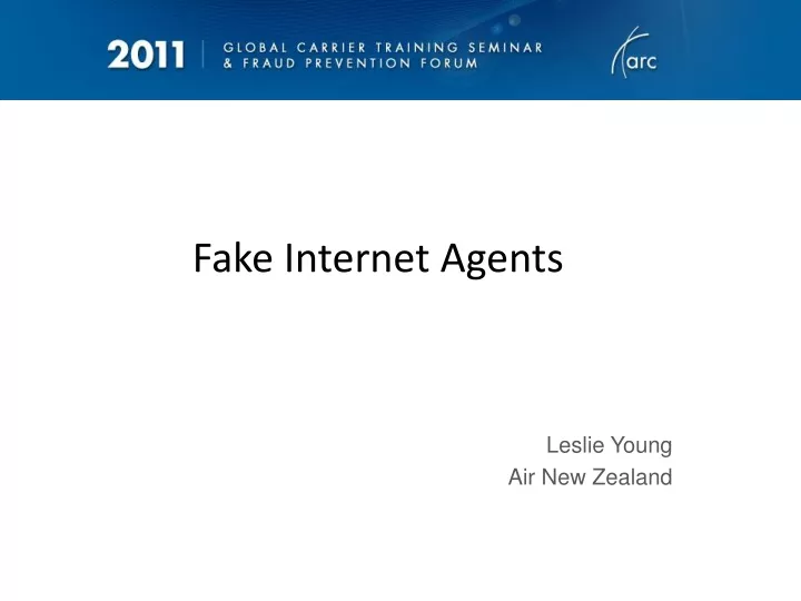 fake internet agents