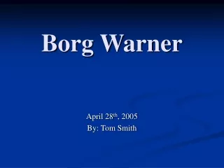 Borg Warner