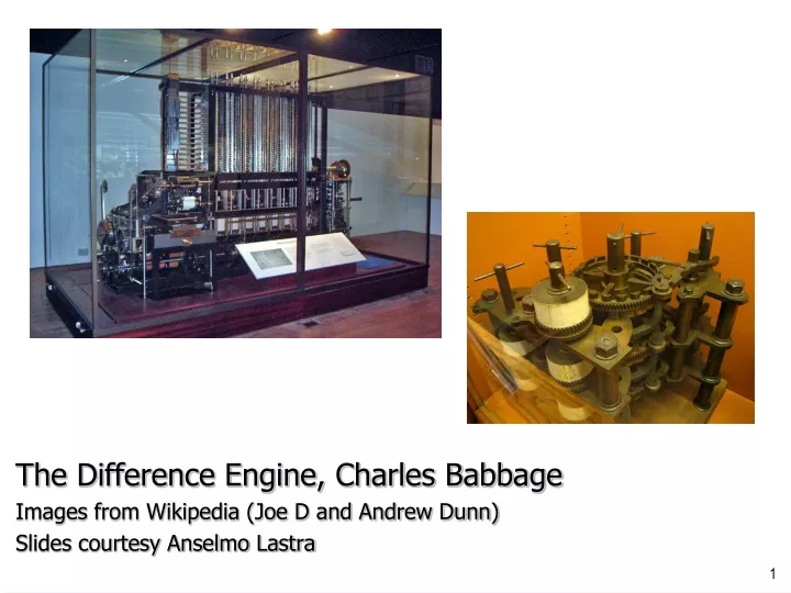 the difference engine charles babbage images from