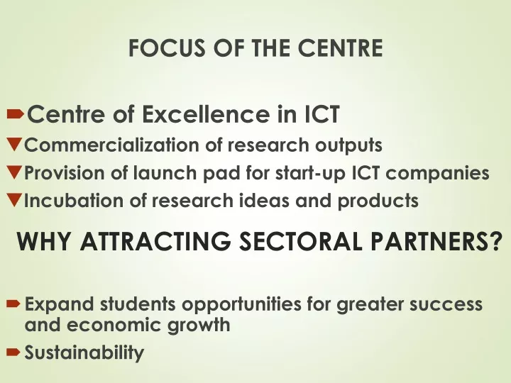 why attracting sectoral partners