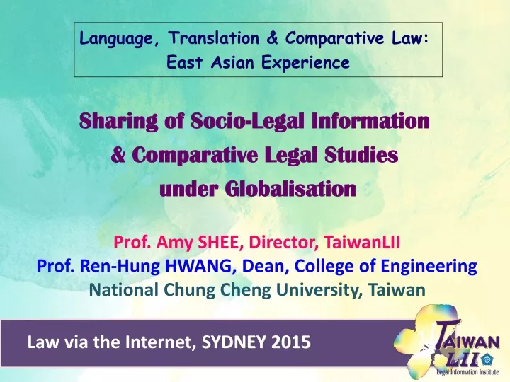 language translation comparative law east asian