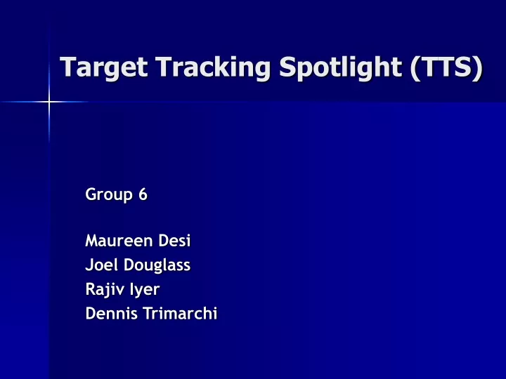 target tracking spotlight tts