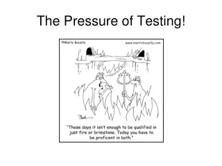 The Pressure of Testing!