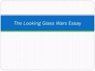 The Looking Glass Wars  Essay