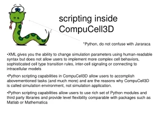 scripting inside CompuCell3D
