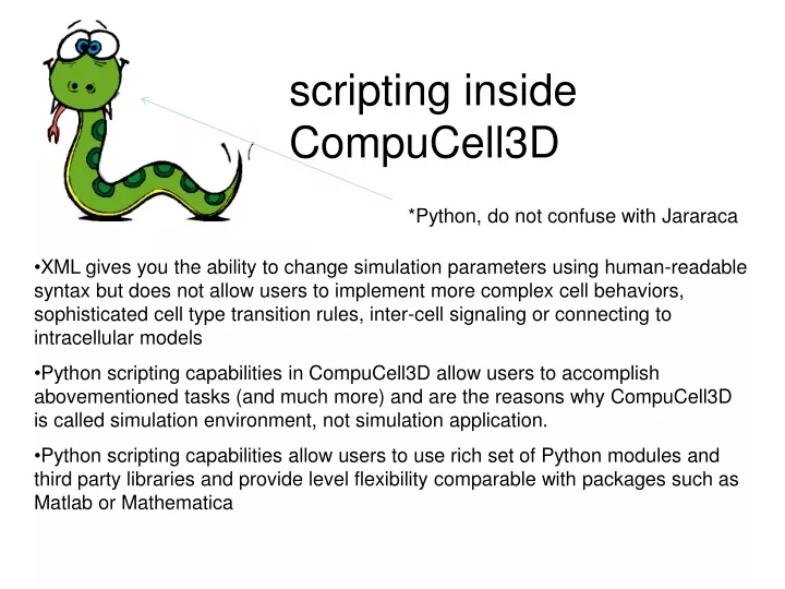 scripting inside compucell3d