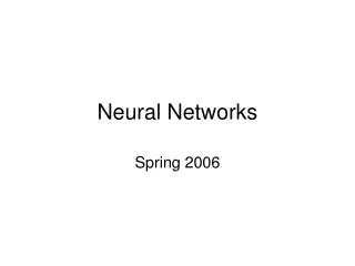 Neural Networks