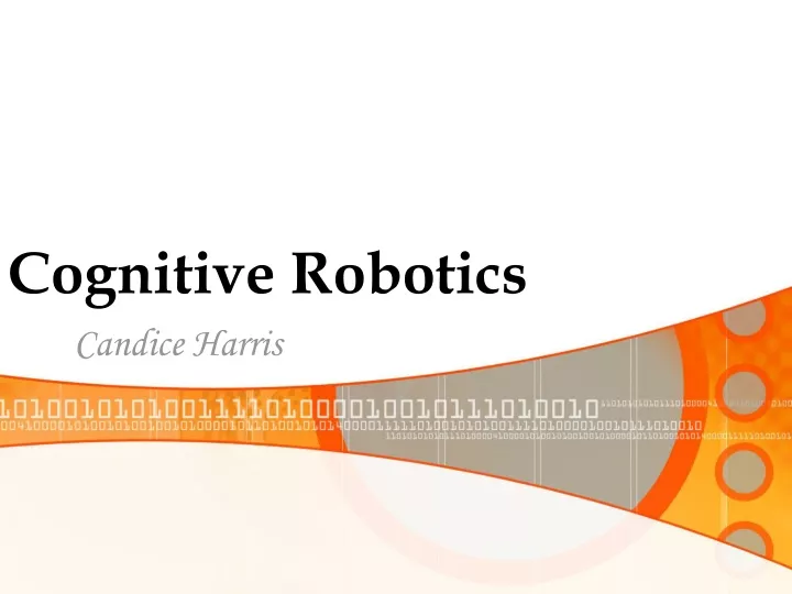 cognitive robotics