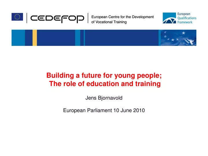 building a future for young people the role