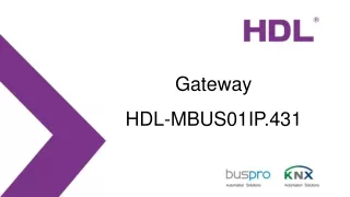 Gateway HDL-MBUS01IP.431