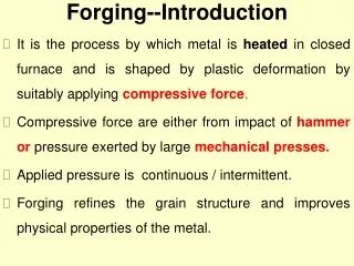 Forging--Introduction