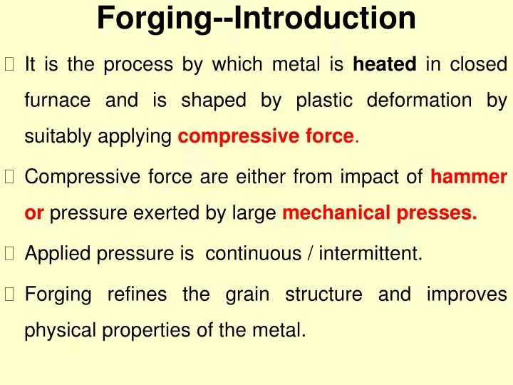 forging introduction