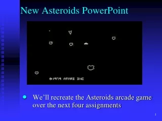 New Asteroids PowerPoint