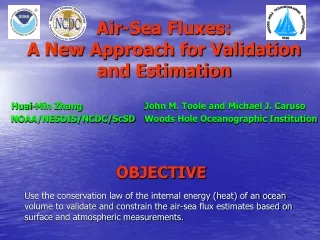 Air-Sea Fluxes:  A New Approach for Validation and Estimation