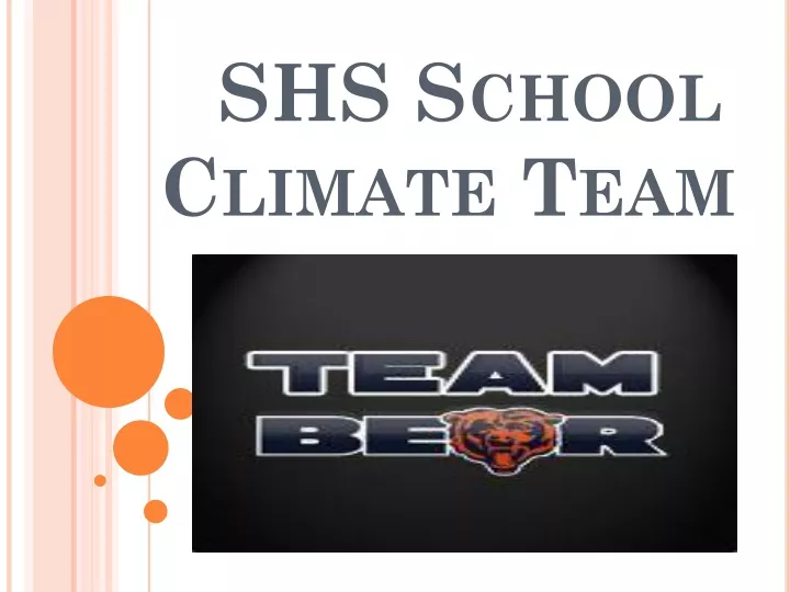 shs school climate team