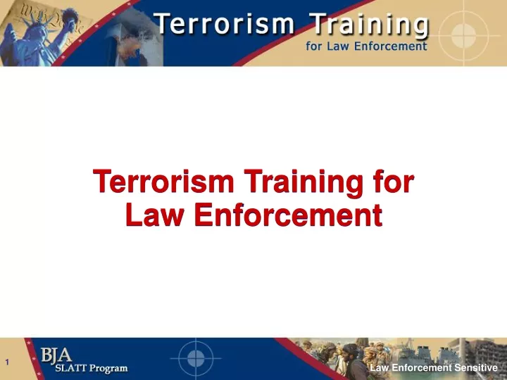 terrorism training for law enforcement