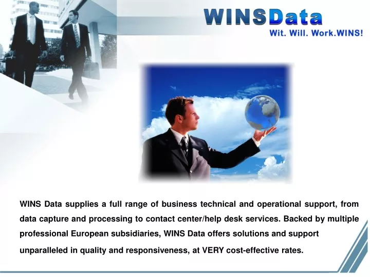 wins data supplies a full range of business