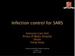 Infection Control for SARS in ICU: Prince of Wales Hospital Tutorial - slide 1