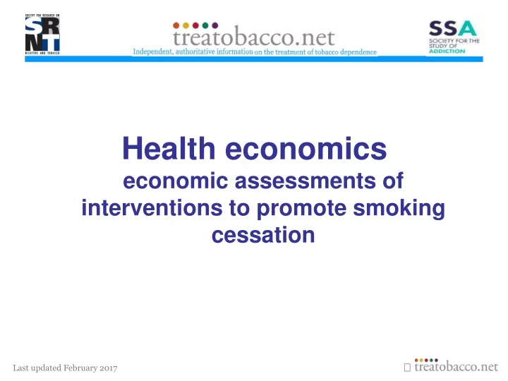 health economics economic assessments