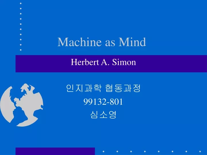 machine as mind