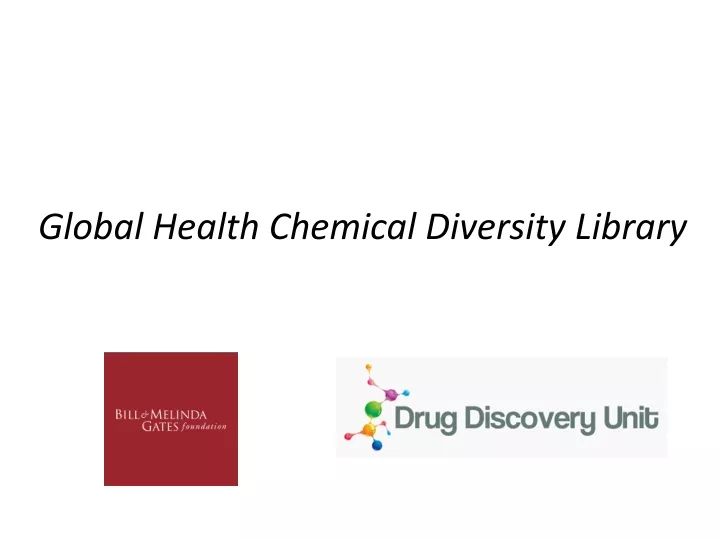 global health chemical diversity library