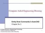 Mastering AutoCAD 14: Drawing Commands Overview - slide 1