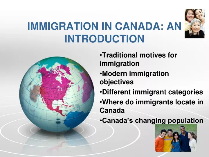immigration in canada an introduction