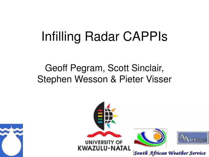 infilling radar cappis