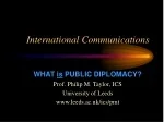 Public Diplomacy: Influencing Global Perceptions and Policies - slide 1