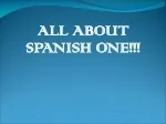 All About Spanish - Dive into the Language and Culture! - slide 1