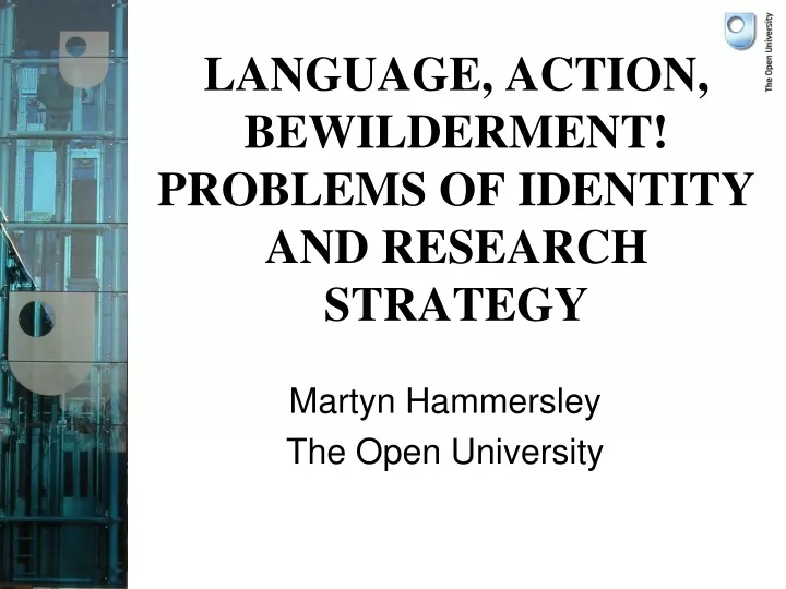 martyn hammersley the open university