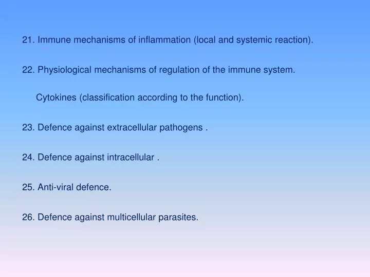 21 immune mechanisms of inflammation local