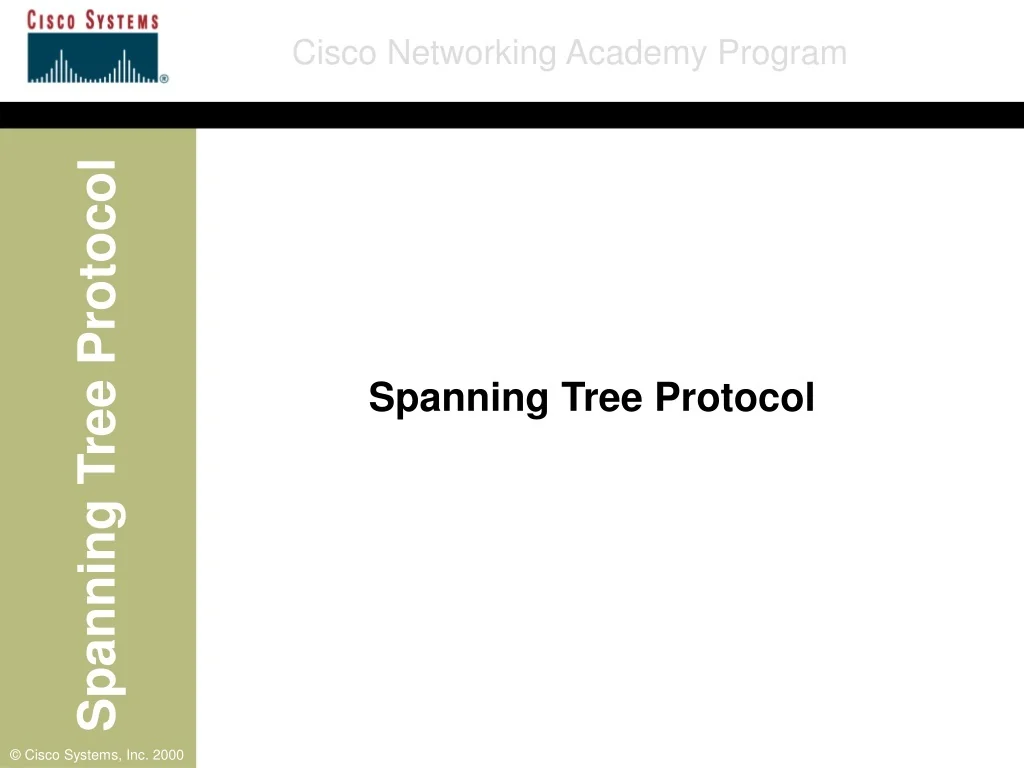 PPT - Understanding Spanning Tree Protocol (STP) for Network Stability ...