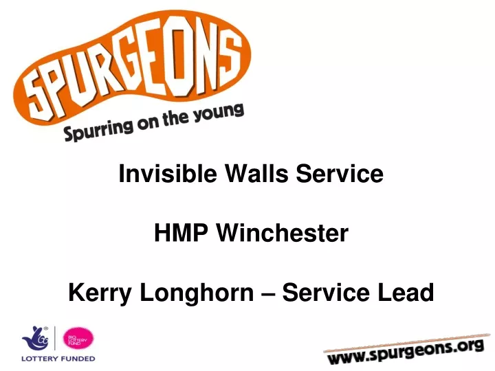 invisible walls service hmp winchester kerry longhorn service lead